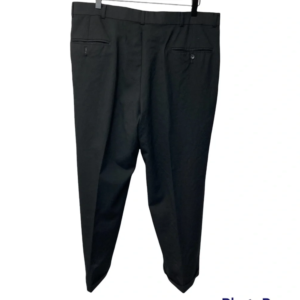 Oscar De La Renta Pants W36 L27 black 100% wool